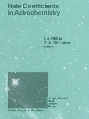 cover image of Rate Coefficients in Astrochemistry